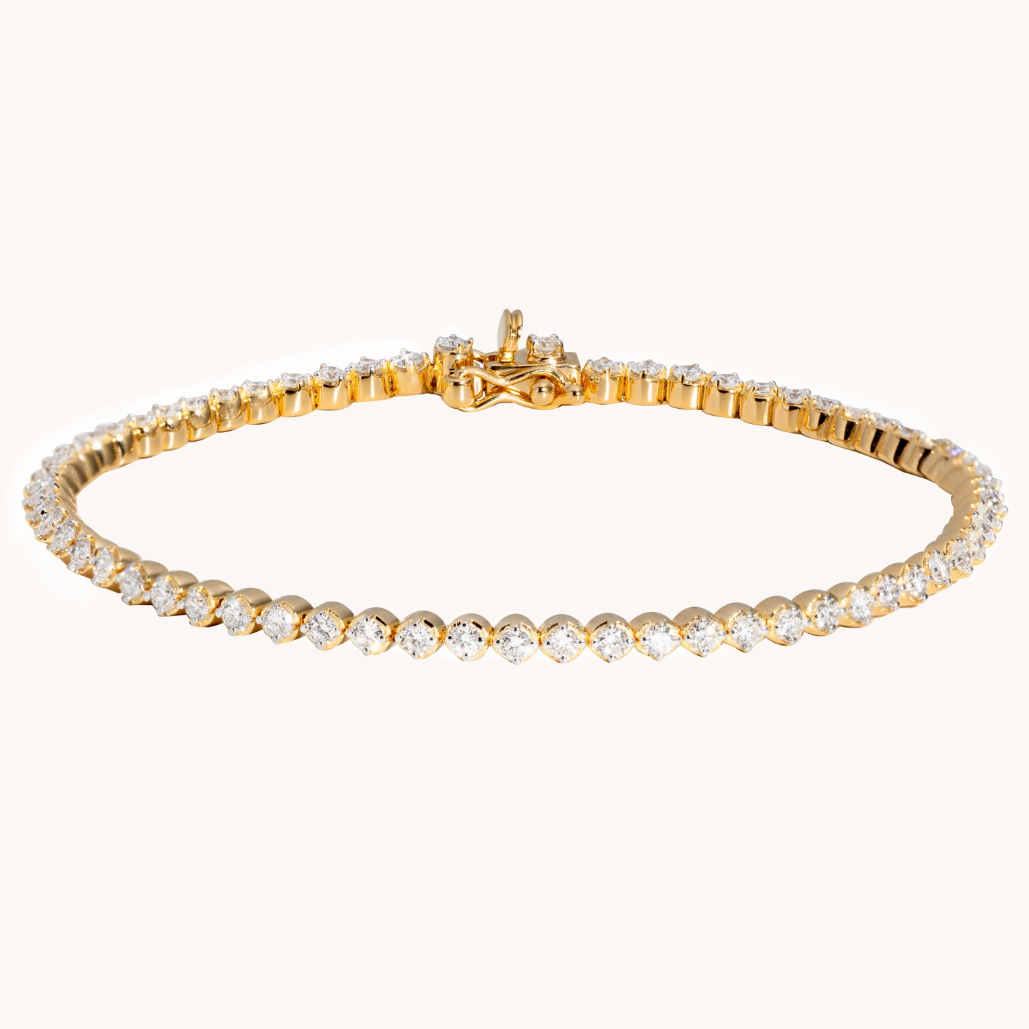 Tennisarmband mit 56 Lab Grown Diamanten und 3,0 ct