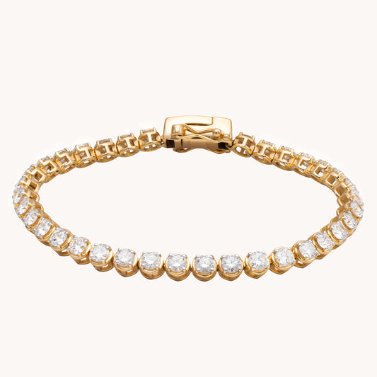 Tennisarmband mit Lab Grown Diamanten in Krappenfassung, 6,0 ct.