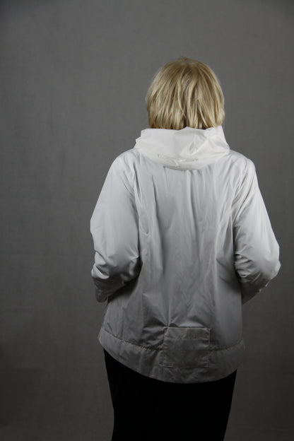 Jacke Hopsack in Weiß mit Schalkragen